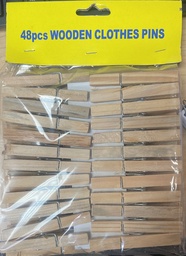 [11350] PINCHES DE ROPA MADERA 48pcs