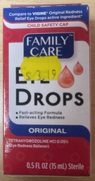 [11653] EYE DROPS FAMILY CARE ORIGINAL 0.5oz