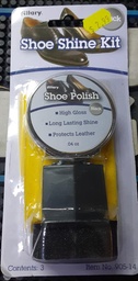 [8980] SHOE SHINE KIT BLACK
