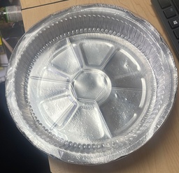 [R3806] BANDEJA REDONDA ALUMINIO C/TAPA 2pk