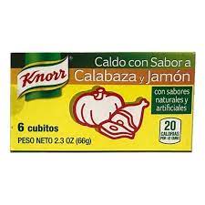 [9628] CALDO CALABAZA Y JAMON        