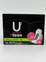 [10174] KOTEX BALANCE TEEN THIN PADS 14ct