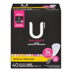 [10174] KOTEX REGULAR WRAPPED LINERS 40pk
