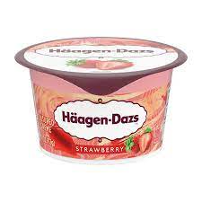 [10890] HAAGEN DAZS STRAWBERRY YOGURT 4oz
