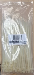 [12265] STRAP 7 1/2" BLANCO TRANS FINO 100pc