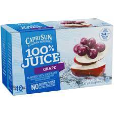 [3962] CAPRISUN 100% JUICE GRAPE PQ10