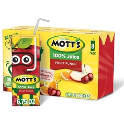 [8288] MOTTS FRUIT PUNCH 6.75oz 8pk