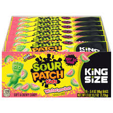 [3668] SOUR PATCH WATERMELON KING SIZE 3.4oz 
