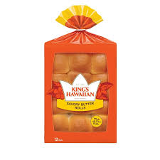 [157] KINGS HAWAIIAN BUTTER ROLLS 12oz