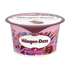 [12384] HAAGEN DAZS BL/CHERRY YOGURT 4oz