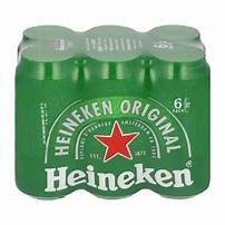 [072890006004] HEINEKEN LATA 8.5oz 6pk      