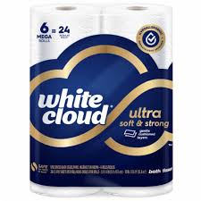 [2044] PAPEL BAÑO WHITE CLOUD 6 ROLL