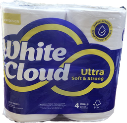 [3160] PAPEL BAÑO WHITE CLOUD 4 ROLL
