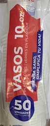 [7196] KATAE VASOS PLASTICOS 10oz 50pc