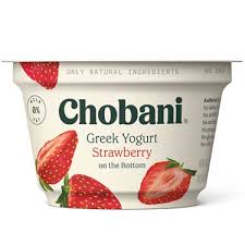 [6227] YOGURT CHOBANI STRAWBERRY 3.5oz