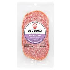 [7115] DEL DUCA HARD SALAMI SLICED 3oz  