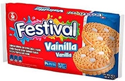 [4665] GALLETAS FESTIVAL VAINILLA PQT/12