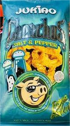 [5871] JUKIAO CHICHARRONES SALT & PEPPER  4oz   
