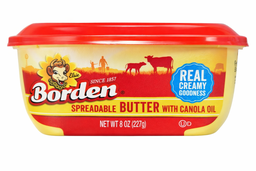 [8945] BORDEN BUTTER W/CANOLA OIL 8oz